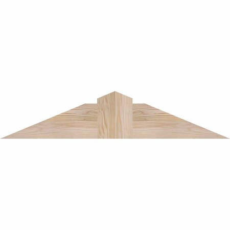Ekena Millwork Portland Smooth Timber Gable Bracket, Douglas Fir, 36"W x 7"H x 3 1/2"D x 5 1/2"F, 5/12 Pitch GBW036X07X0406POR00SDF